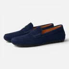 Men’s Suede Loafers Lightweight Comfort Slip-On Shoes
