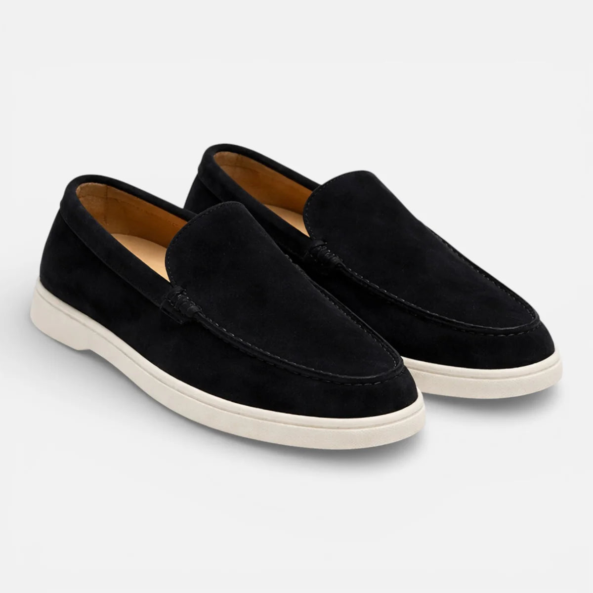 Men’s Suede Loafers Comfortable Slip-On Casual Shoes
