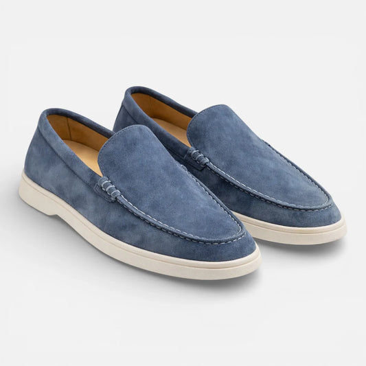 Men’s Suede Loafers Comfortable Slip-On Casual Shoes